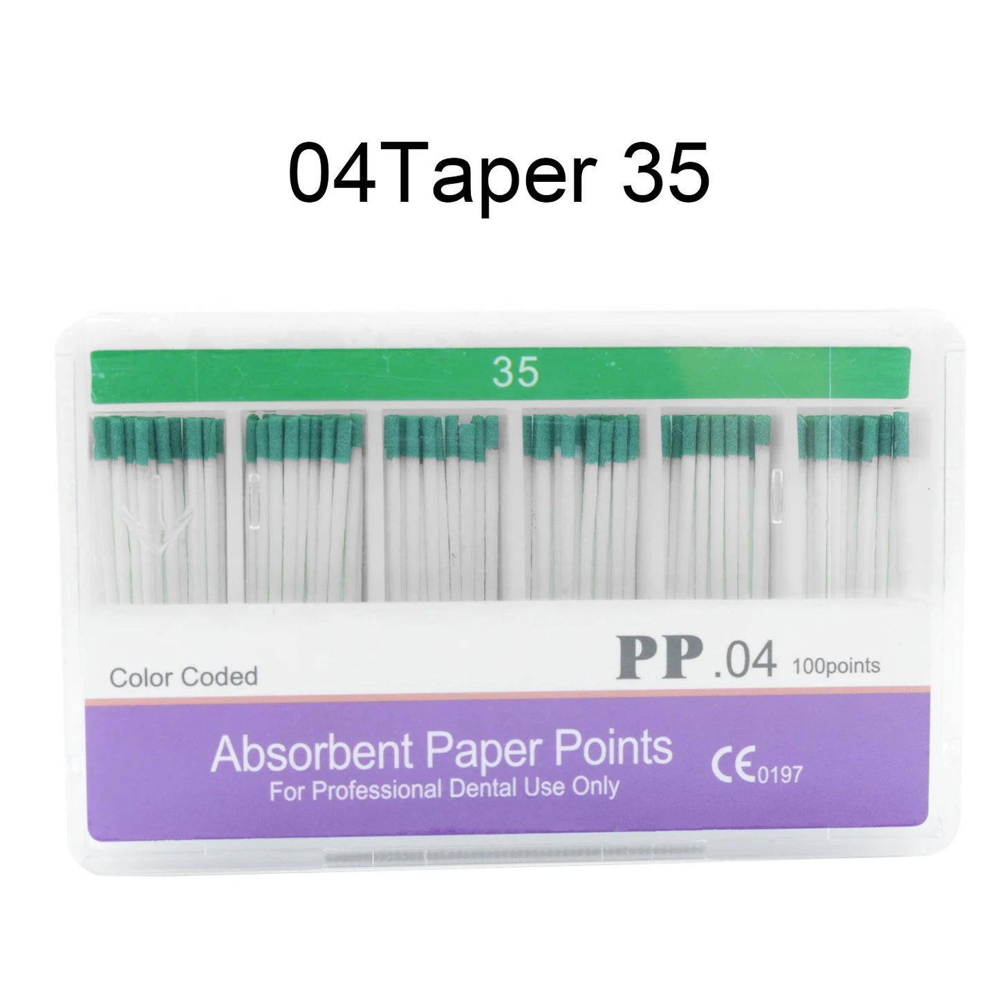 WELLCK 1 Box Dental Absorbent Paper Points Sterile Mixed Sizes 02 04 06 Taper 15-40# For Dentist Use Dentistry Materials