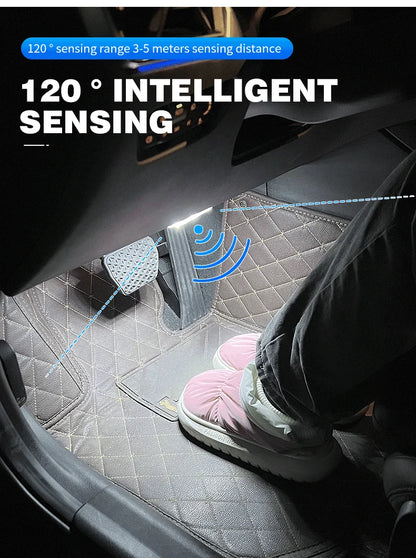 Motion Sensor Led Light 650mAH USB Rechargeable Automatic Induction Sensing Light Wireless Foot Lamp for Car Trunk Door