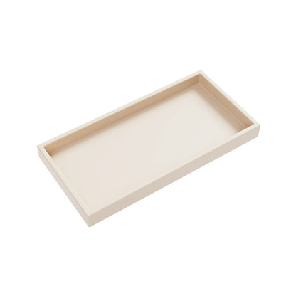 Bathroom Counter Tray Silicone Bathroom Vanity Tray Soap Dispenser Tray Countertop Storage For Dressing Tables