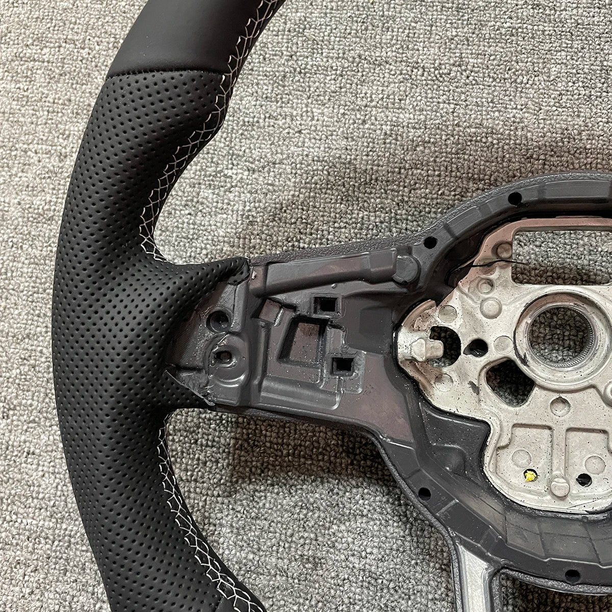 For VW Golf 7 MK7 Polo GTI 7 jetta passat R-Line Golf 6 CC Full Leather Steering Wheel