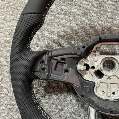 For VW Golf 7 MK7 Polo GTI 7 jetta passat R-Line Golf 6 CC Full Leather Steering Wheel