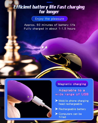 Flapping G Spot Vibrator Dildo Rabbit Adult Toy Vibration Silicone Waterproof Personal Vibrator Clitoral Nipple Anal Stimulation