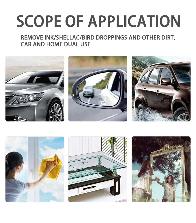 Car Windshield Cleaning Effervescent Multifunctional Glass Water Tablets Solid Cleaner Windshield Spray Car Wash Accessories