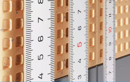 Deli 1 Pcs 15/20/30/50cm Multi-standard Measuring Ruler Stainless Steel Woodworking Portable Hand Percision Measuring Tools