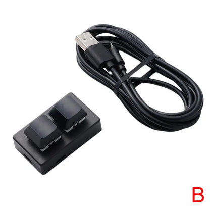 2-key Shortcut Keyboard Copy And Paste USB Custom Programmable Macro Mechanical Keyboard Hot Key Mouse