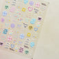 Ocean Shell Starfish Shell Conch Whale Dolphin Seahorse Coconut Tree Water Bubbles Self Adhesive Nail Art Sticker Manicure Decal
