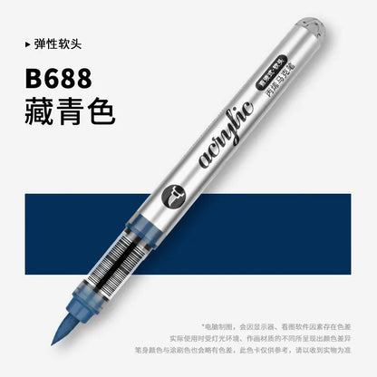 1 PC 120 Colors Acrylic Paint Marker Pens Professional Drawing Pens for Graffiti Manga School Aesthetic Stationery Art Supplies
