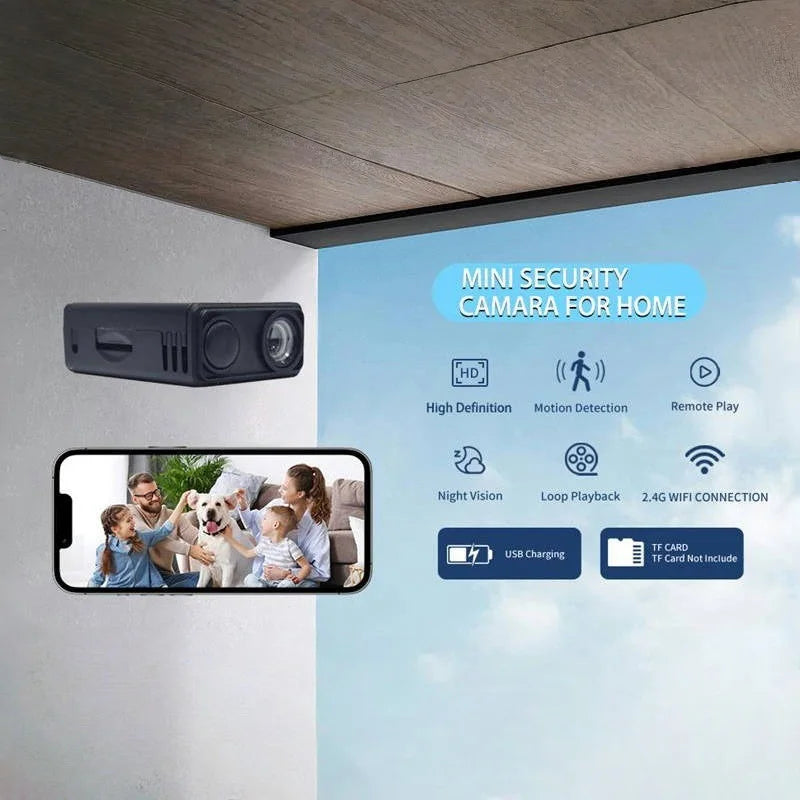 New 4K WiFi Wireless Security Camera Indoor Surveillance Monitor Motion Detection Remote View Home Security Protection Camcorder