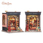 CUTEBEE Book Nook DIY Building Kit with Laser-Cut Precision Pieces 3D Wooden Puzzle  Collectible Desk Home Decor for Gift Idea