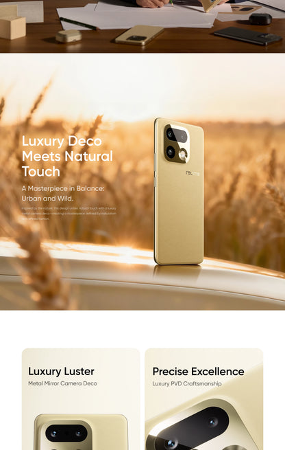 realme 16 Pro+ 5G Smartphone 8G+256G/12G+512G Curved AMOLED Display 144Hz 6.8", Battery 7000mAh, Camera 200MP OIS, IP69K, Quick Charge 80W, Dual SIM, Next AI