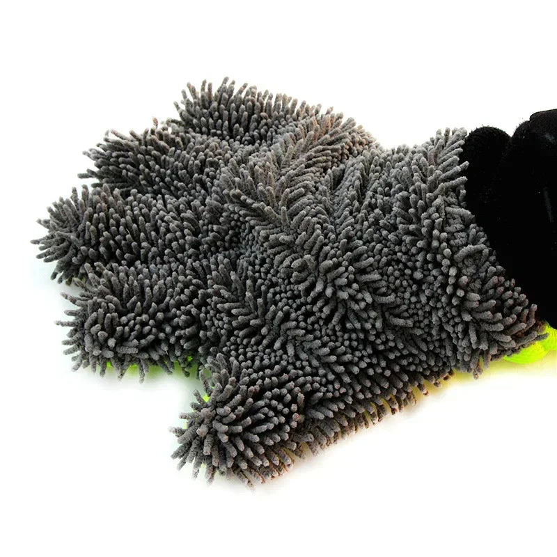 1/2Pcs Ultra-Luxury Microfiber Car Wash Gloves Car Cleaning Tool Home Use Multi-function Cleaning Brush Detailing Washing Gloves