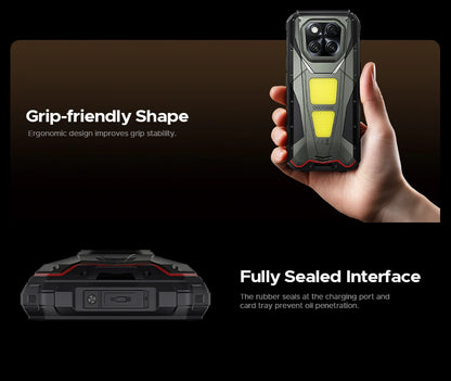 World Premiere DOOGEE V Max Play 5G Projector Rugged Phone 20500mAh Dual Camping Lights Dimensity 7300 16GB+512GB NFC Smartphone