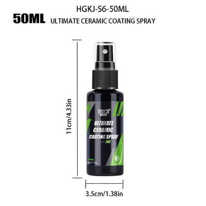 Ultimate nano ceramic coating. Car nano crystal spray. Brilliant gloss restoring crystal polish,protects paint, enhances shine