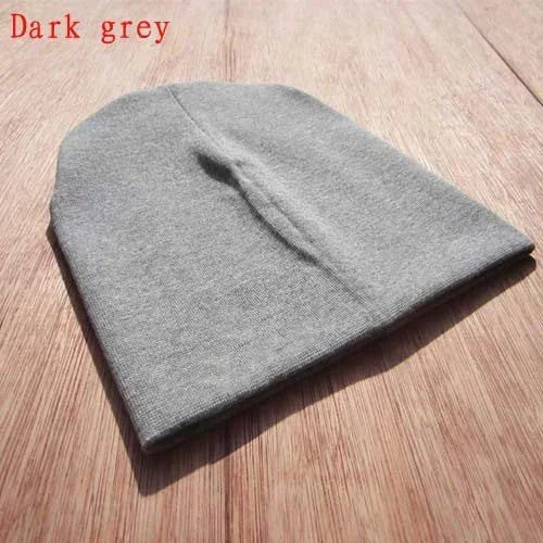 6M-3Y Baby Knitted Hat Scarf Set Solid Color Cotton Hip Hop Beanie Warm Toddler Cap for Boys Girls Spring Autumn Winter