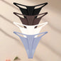 4PcsSet Seamless Ultra-thin Underwear Women Sexy Thin Belt Panties Female High Stretch Thongs Girls Breathable G-String Lingerie
