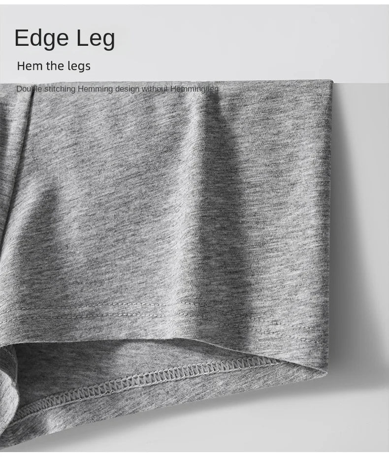 3Pcs Men's Boxer Shorts Cotton Underwear Solid Underpants Sexy Panties Male Breathbale Lingerie Plus Size L-6XL Wholesale Lots
