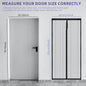 Magnetic Screen Door Hands Free Mesh Partition Heavy Duty Curtain Keeps Bugs Out Frame Hook & Loop Pet and Kid Friendly