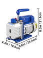 SucceBuy 1.8 CFM - 4.8 CFM Refrigerant Vacuum Pump Kits HVAC 1/3HP 1/4 HP with Manifold Gauge for Household Air Conditioning