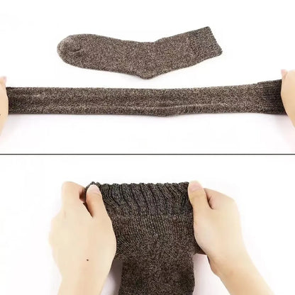 5 Pairs Autumn Winter Thick Towel Warm Socks Harajuku Men Women Keep Warm Socks  Cotton Solid Color Casual Wool Socks Gifts