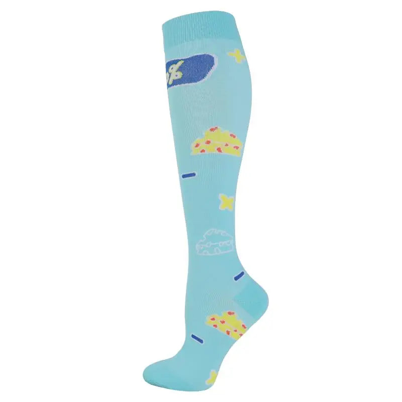 58 Style Compression Socks Medical Edema Diabetes Varicose Vein Stockings Graduated Pressure Legging Nursing Knee High Stockings