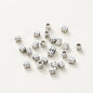 20pcs/lot 14K 18K Gold Square Loose SpacerBrass Beads Necklace Bracelet Beading Seeds For DIY Earing Charms Making Findinds