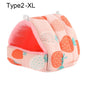 Soft Rabbit Colorful Squirrel Mini Cage Winter Hamster House Guinea Pig Nest Small Animal Sleeping Bed Warm Mat
