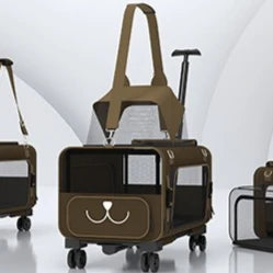 Pet Go out Trolley Portable Shoulder Bag Small Dog Cat Carrier Travel-friendly Pet Transport