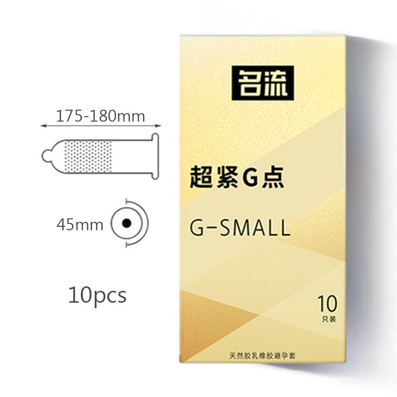 Small Size Condoms 10PCS Super Thin Lubricated Sex Toys 45mm Mini Size Ultra Tight Condoms for Adults Contraception Supplies 18+