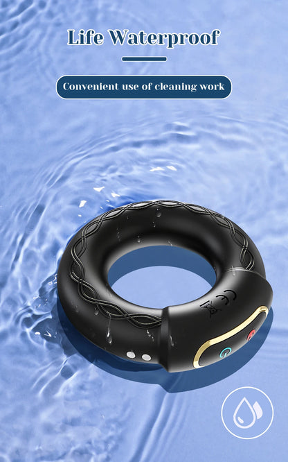 APP Bluetooth Vibrator for Men Cock Ring Penis Vibrating Penis Delay Trainer Cock Ring Glans Massager Male Sex Toys for Adult 18