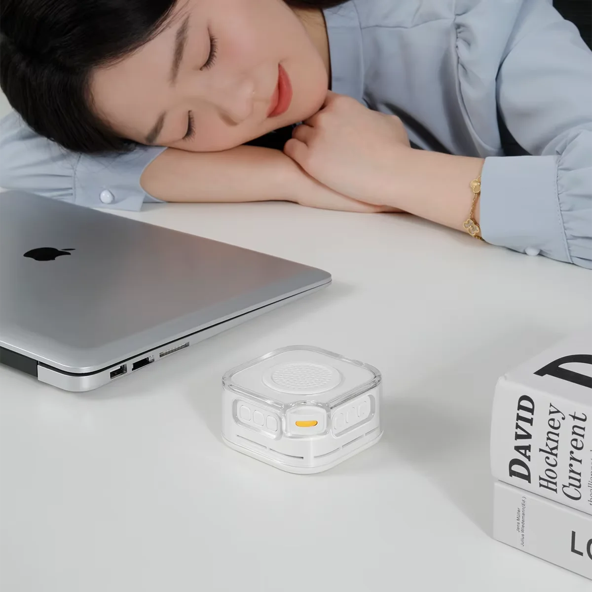 White Noise Sound Machine,28 Soothing Sounds,3 Levels Night Light,Auto Noise Detection, Portable Sleep Aid & Bluetooth Speaker