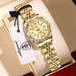 POEDAGAR Elegant Women's Watch Waterproof Luminous Date Fashion Ladies Wristwatch Stainless Steel Quartz Watches For Women Reloj