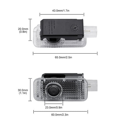 Car Angel Wings Projector Light LED Door Lamp For Audi A3 8P 8V A4 B8 8P A1 A5 A6 A7 A8 Q3 Q5 Q7 Q8 Sline TT S3 S4 S5 S6 S7 S8