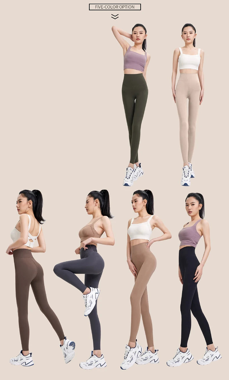 BIVIGAOS High-Quality Summer Sunscreen Shark Leggings Women Ultra-Thin High Elastic Nude Feeling Seamless Sport Fitness Leggings