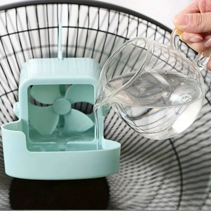 Fan Humidifier Cooler, Household Floor Fan with Water Cooling, Dorm Desktop Mini Air Conditioner Fan, Summer Heat Relief Small F
