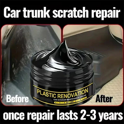 Car Interior Plastic Leather Scratch Repair Paste Anti-Aging Paste Automotive Tires Seats Steering Wheel Polishing Wax