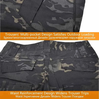 Green Tactical Suits Outdoor Uniform Men Clothing Training Suit Hunting Shirts Cargo Pants Paintball Mens Sets Wear Resistant