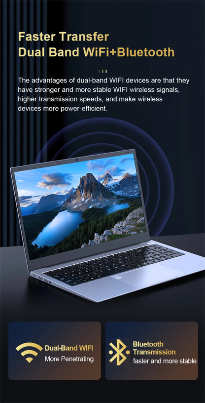 12th Gen i7 i5 15.6 Inch IPS Gaming Laptop i9 10880H i7 1260P NVIDIA MX550 2G NVMe Windows 11/10 Fingerprint Ultrabook Notebook