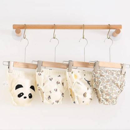 Cotton Baby Training Pants for Kids Diaper Waterproof Underwear Infant Panties Washable Boys Girl Cloth Diapers Reusable Nappies