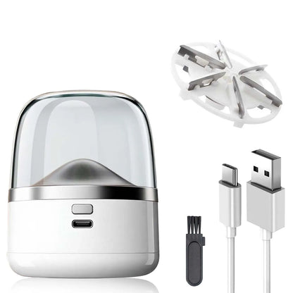 Transparent Compartment Battery Type Hair Ball Trimmer, Sweater Electric Hair Ball Remover, Clothes Home Shaver, and Trimmer