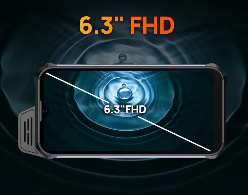 UNIWA W888 ATEX Explosion-proof IP68 Smartphone 4GB 64GB Andriod 11 6.3 Inch NFC Cellphone Walkie Talkie 4G Mobile Phone