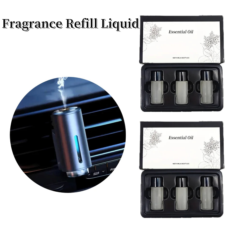 Car Air Fresheners, Three-Piece Set, Portable Car Fragrance, Various Perfume Scents, Used with a Car Diffuser