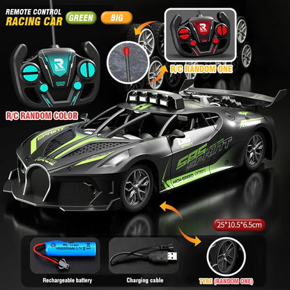 Rc Car 4Ch High-Speed Remote Control Drift Racing Car Electric Sportscar Toy Vehicle Model Toys for Boys Kids Birthday Gift