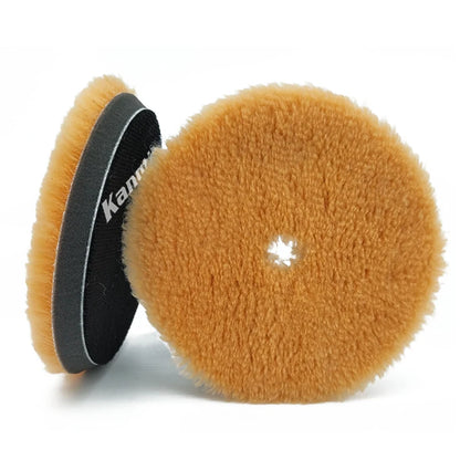 Wool Polishing Pad Woollen Car Buffing Pad 3/5/6Inch Polishing Disc Car Polish Buffing Pads Polisher Buffing Waxing Polish Tools