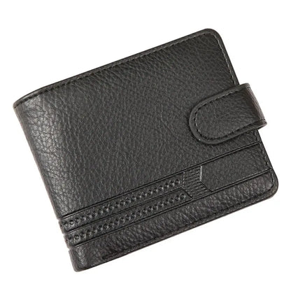 Men Wallets Leather Zipper Purse Man Slim Card Horders Quality Male Short Multi-card Wallet Coin Pocket Purse2027