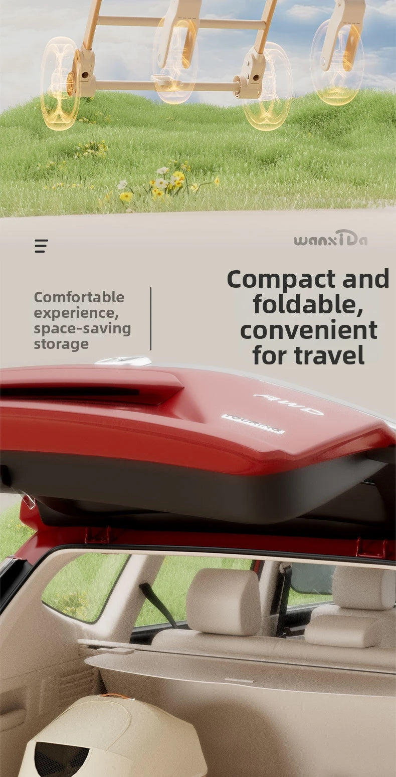 Wholesale Small Lightweight Oxford Aluminum Alloy Foldable Pet Stroller Detachable Dog Cat Travel Cart Portable Pushchair Puppy
