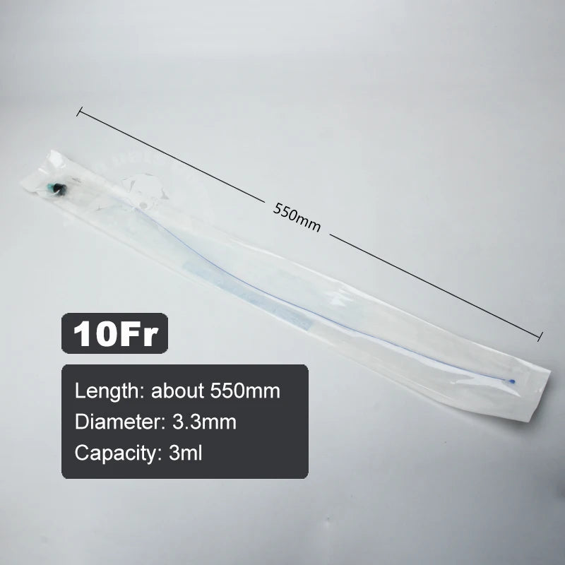 10PCS Medical 2-Way Silicone Foley Catheter Cannula 6Fr 8Fr 10Fr Canine Dog Urinary Catheter Veterinary Consumables