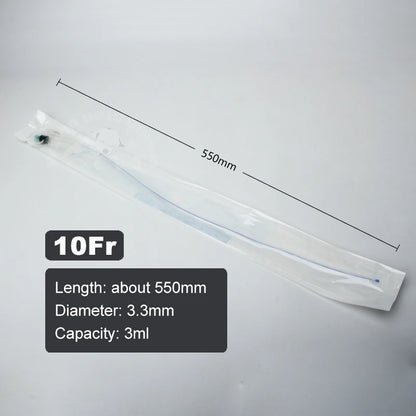 10PCS Medical 2-Way Silicone Foley Catheter Cannula 6Fr 8Fr 10Fr Canine Dog Urinary Catheter Veterinary Consumables