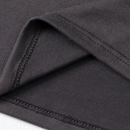 2-piece Men's Autumn And Winter Solid Color Round Neck Fashionable Printed Sports Thermal Underwear Set Simple And Comfortable