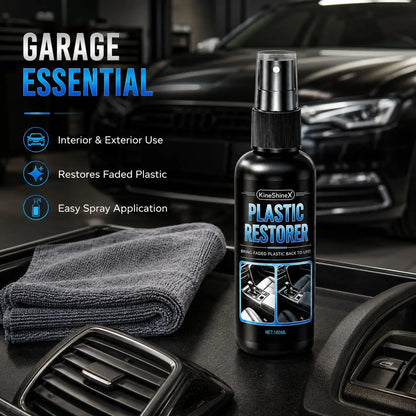 Automotive Plastic Refurbishment Brightening Agent, UV Protective Gloss Coating for Automotive Interior Plastic Repair