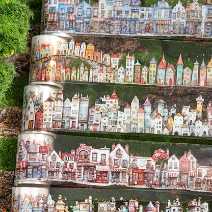 Mr.Paper kawaii Wacky House Series House Landscaping Tape DIY handbook decorative tape stickers student supplies washi tape set